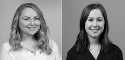 Delaney MacKay and Jessica Hirtle